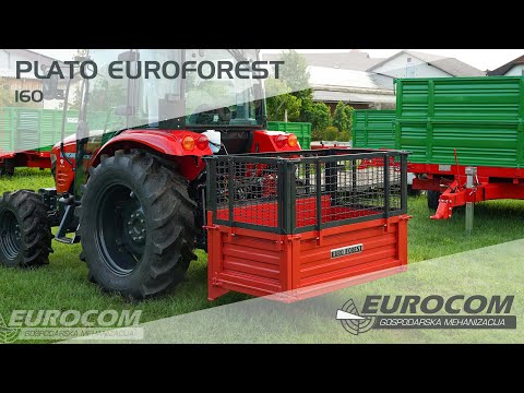 EuroForest TP160,  TRAKTOR PLATÓ