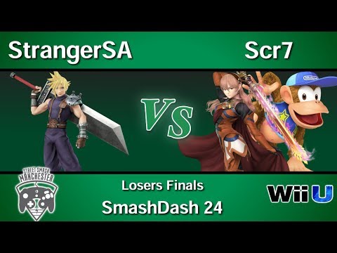 SmashDash 24 -  StrangerSA (Cloud) Vs. Scr7 (Corrin, Diddy Kong) - Losers Finals