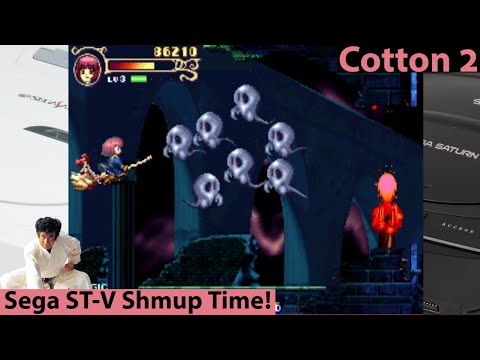 Cotton 2! A Legit Cute Em Up Shmup on the Sega ST-V Arcade Board and Saturn from Success!