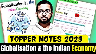 Globalisation and the Indian Economy Class 10 Economics Chapter-4 Notes | Shobhit Nirwan | 2022-23