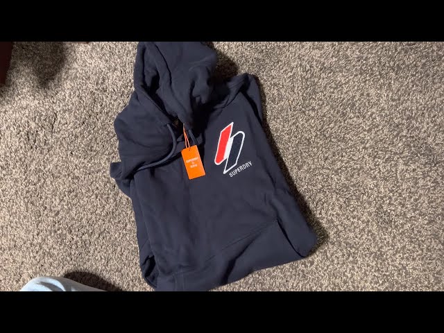 Vídeo relacionado con Superdry Sudadera clásica esencial para hombre, Verde caqui claro, L
