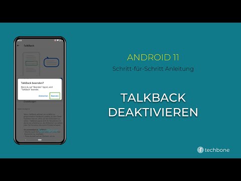 TalkBack deaktivieren [Android 11]