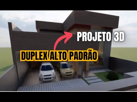 DUPLEX ALTO PADRÃO #projetodearquitetura #lumion
