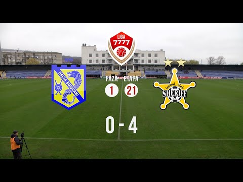 ⚽ REZUMAT LIGA 7777, FAZA 1 – ETAPA 21, DACIA BUIUCANI - SHERIFF 0-4