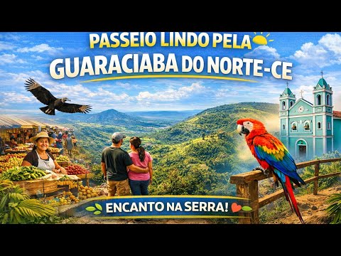 Um Passeio incrível Por Guaraciaba do Norte #brasil 