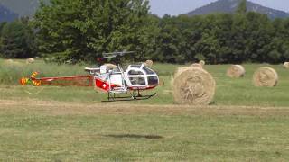 preview picture of video 'Hélicopter RC Lama 2.40 M turbine reacteur .MOV'