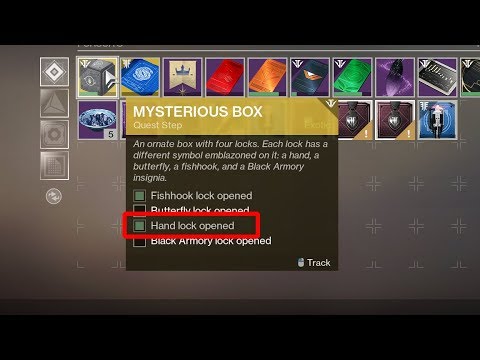 Hand Lock Opened - Mysterious Box Exotic Quest (Black Armory Key Location) [Destiny 2]