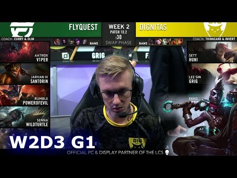 FlyQuest vs Dignitas | Week 2 Day 3 S10 LCS Spring 2020 | FLY vs DIG W2D3
