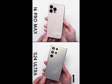 iPhone 16 Pro Max vs. Galaxy S24 Ultra Drop Test!