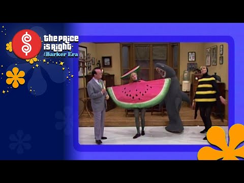 LOL! TPIR Models Dress Up in Wild Costumes for a Showcase Skit - The Price Is Right 1984