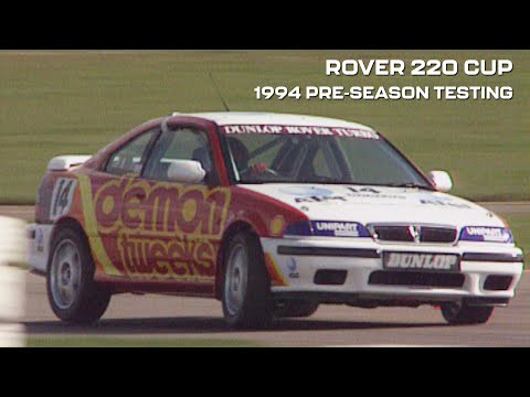 Tony Pond Testing the Rover 220 Coupe | Rover Turbo Cup pre-season testing 1994