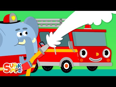 Here Comes The Fire Truck | Super Simple Songs