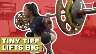 Tiny Tiff Lifts BIG! | Tiffany Leung Sets World Record For Squat &amp; Total | Super Training Gym