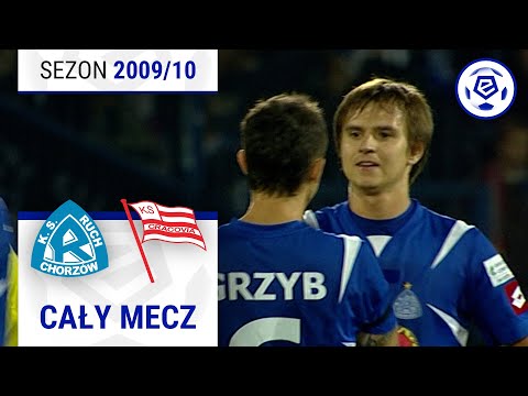 (1/2) Ruch Chorzów - Cracovia | CAŁY MECZ | Ekstraklasa 2009/10 | 7. Kolejka
