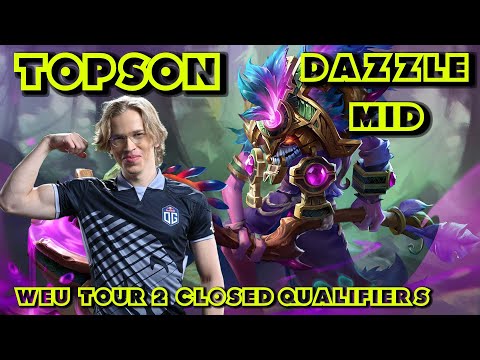 Topson Mid DAZZLE OLD G vs Betrayed Game 1 WEU Tour 2 Closed Qualifications