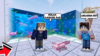 Download lagu DUO KOCAK MEMBUAT RUMAH UNTUK AXOLOTL KITA DI MINECRAFT SURVIVAL!!! mp3