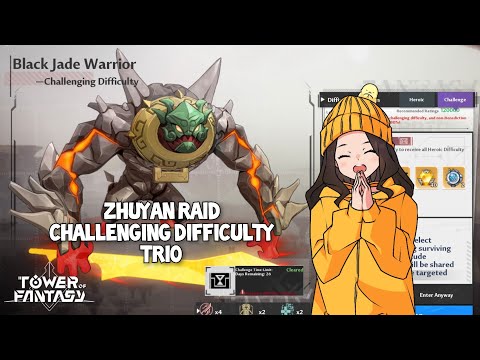 ToF - Zhuyan Raid Challenging Difficulty | Trio | 2nd Tank PoV
