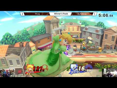CB18 Singles  - BxA|Xmas (Mewtwo) Vs. TA|saj. (Peach) SSB4 Winners Finals