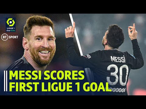 Leo Messi Scores First Ligue 1 Goal With Brilliant Strike!