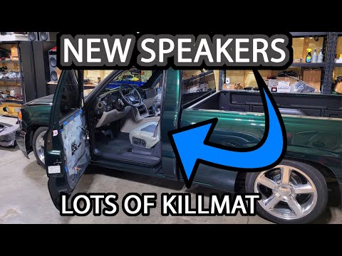 New Speakers and Sound Deadening for the NBS GMC Sierra (Interior is Going back together!)