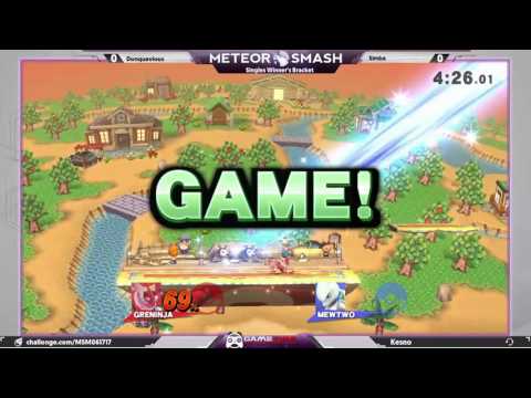 Meteor Smash Monthly (June 2017) Singles - Donquavious vs Simba (Winner's Bracket)