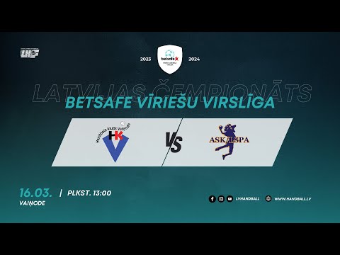 HK Vaiņode - ASK Zemessardze/LSPA | Betsafe vīriešu virslīga | Latvijas čempionāts 2023/2024
