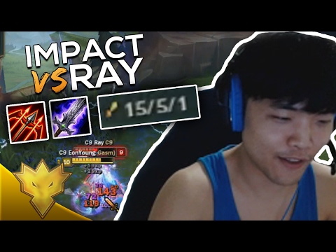 C9 Impact Meets C9 Ray in Solo Queue - League of Legends Funny Moments & Highlights
