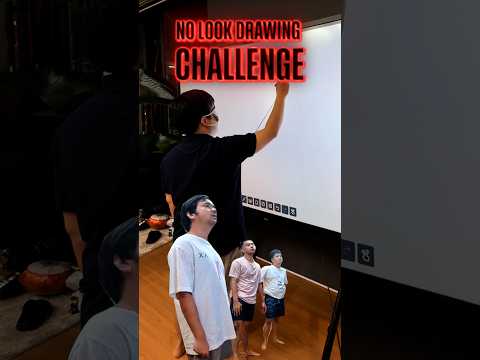 NO LOOK DRAWING CHALLENGE