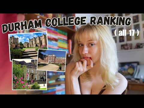 Tier Ranking EVERY Durham Uni College