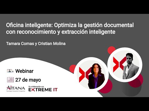 Oficina inteligente: Optimiza la gesti�n documental con reconocimiento y extracci�n inteligente