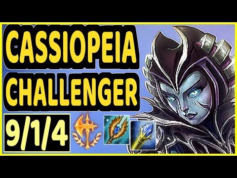 HUMANOID (CASSIOPEIA) - 9/1/4 KDA CHALLENGER GAMEPLAY - EUW