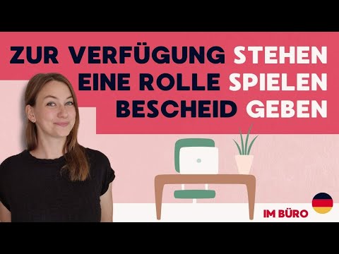 Diese 10 Nomen-Verb-Verbindungen musst du kennen | Deutsch im Büro | Deutsch für Fortgeschrittene