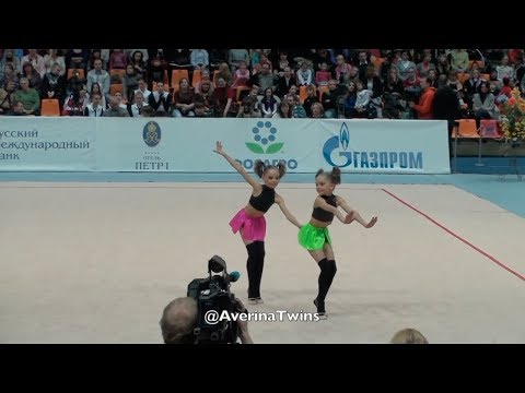 Dina and Arina Averina (2010) Exhibition | GRAND PRIX · MOSCOW (RUSSIA) | @AverinaTwins