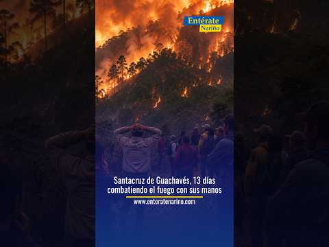 🚨 Incendio en Santacruz de Guachavés: llevan 13 días luchando