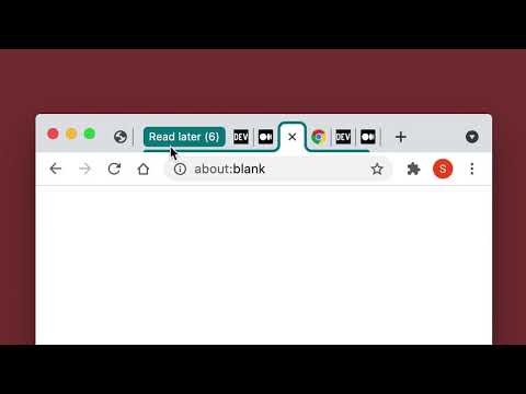 Group Tab Numbers for Chrome