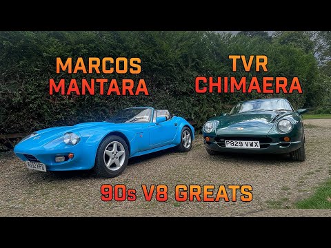 The Best of 90s British V8 Sports Cars | TVR Chimaera & Marcos Mantara: The Same, But Different?