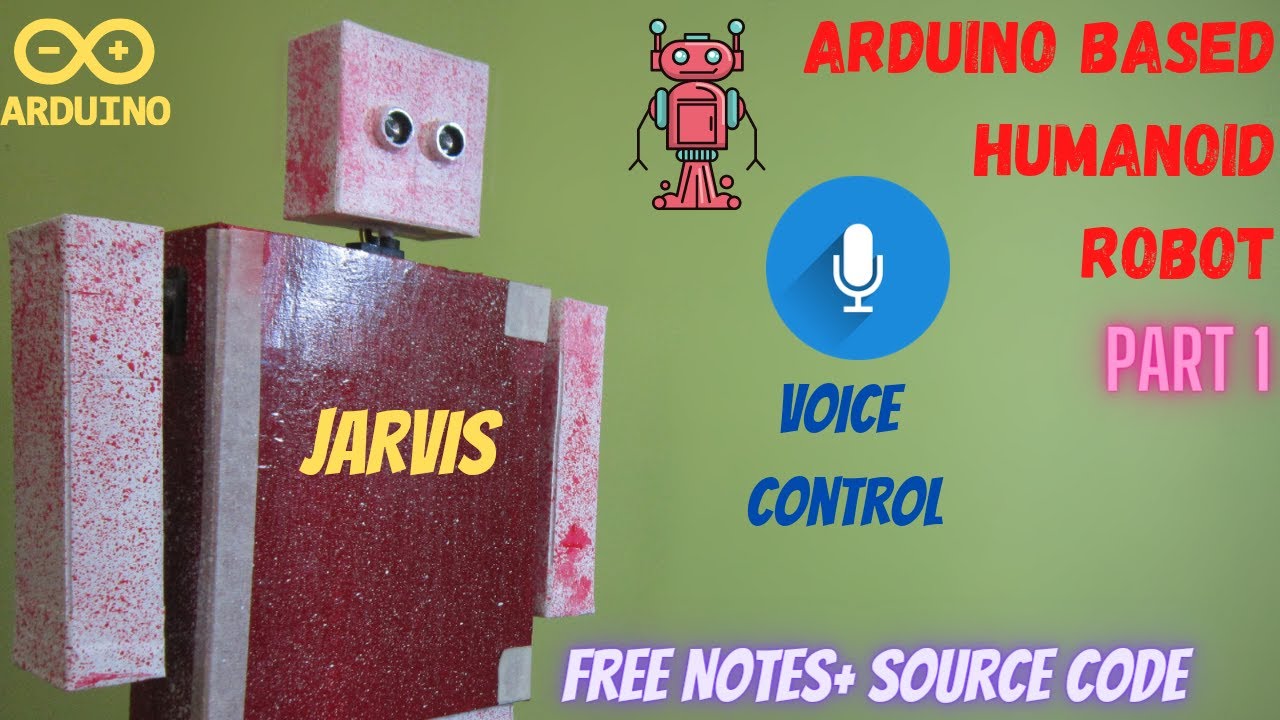 Arduino based Voice control AI assistance Humanoid Robot || Structure || Assembly || Robotics