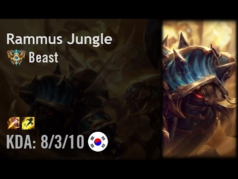 Rammus Jungle vs Gragas - Beast - KR Challenger Path 6.3
