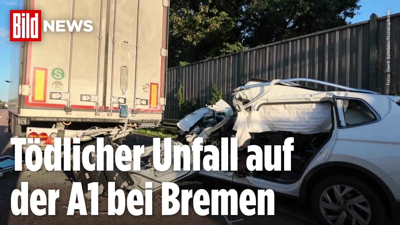 FÜNFTES OPFER AUF DER A1: Dauerbaustelle bei Bremen wird zur tödlichen Unfallstrecke