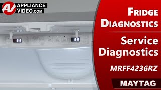 Maytag Refrigerator: How to Enter Unit into Service Diagnostics - Troubleshooting & Error Codes