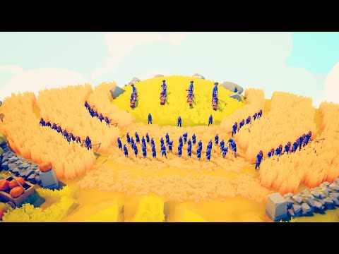 FARMERS TEAM VS ALL FACTIONS - TOTALLY ACCURATE BATTLE SIMULATOR