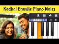 Kadhal Ennulle Vandha Neram Piano Notes Beginner Piano Songs