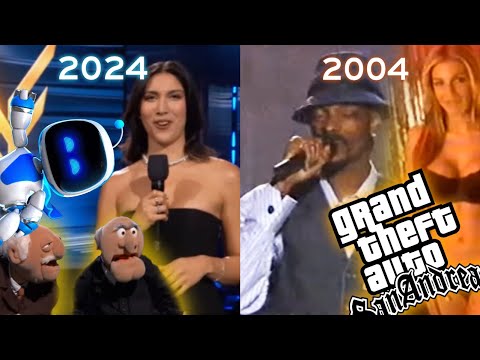 Game Awards 2024 vs 2004 (comparison)