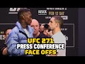 UFC 271 Full Press Conference Staredowns | MMA Fighting