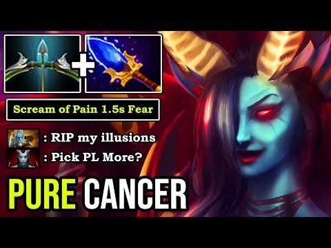 ENDLESS Sonic Wave 100% PURE CANCER Crazy Magic Burst Aghanim Queen of Pain Deleted PL illusion DotA