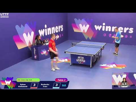 WINners CUP table 2  30.10  Syksa Aleksandr - Rudenko Ivan  21:45