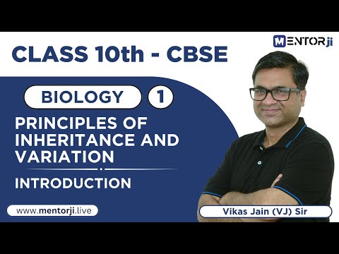 Chapter 4 - Principles of Inheritance and Variation | Introduction | Biology Explained | MentorJi
