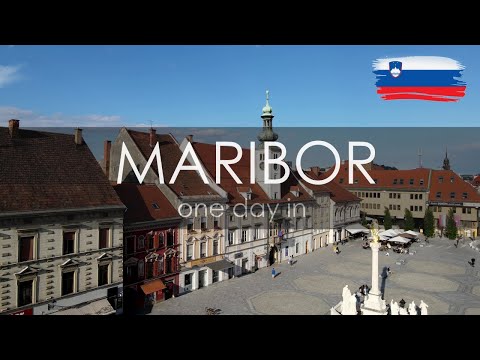 One Day in Maribor (Slovenia) from drone 4K