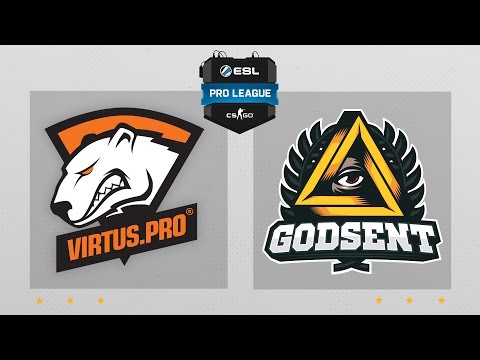 CS:GO - Virtus.Pro vs. Godsent [Cbble] Map 1 - ESL Pro League Season 4 - EU Wildcard Match