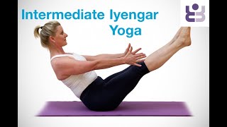Intermediate Iyengar Yoga - Working towards Urdhva Mukha Paschimottanasana